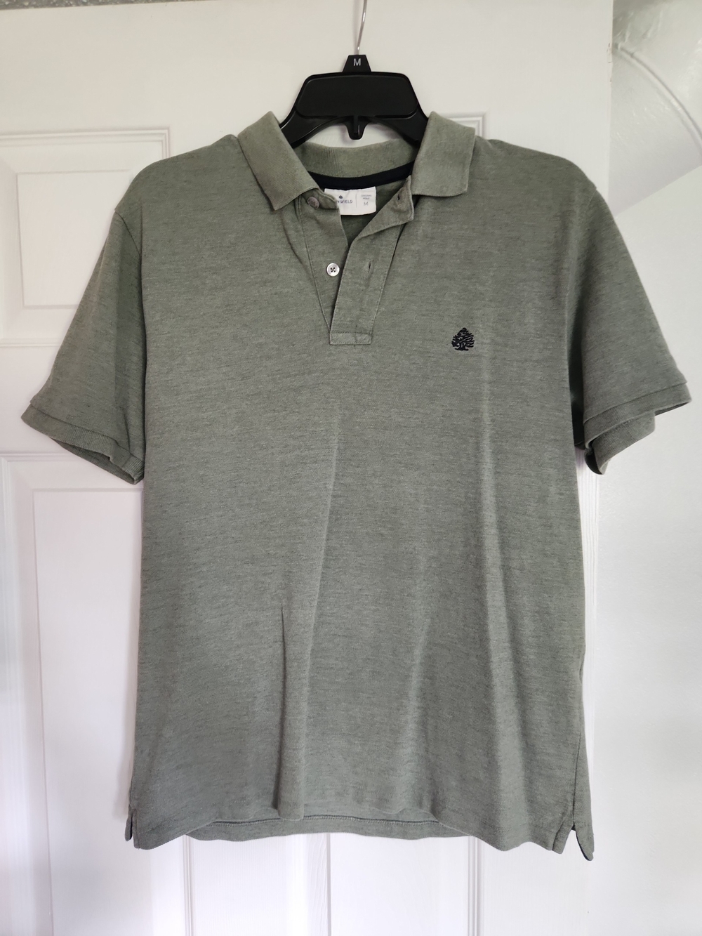 Light Olive Short-Sleeve Polo Shirt